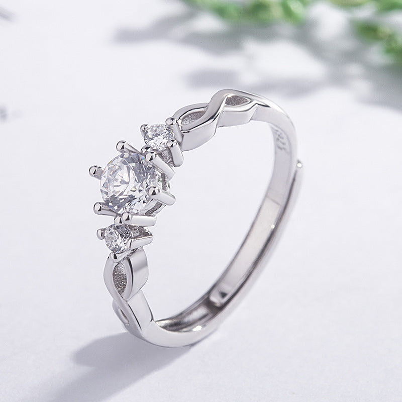 Infinity Spark Adjustable Couple Rings - S925 Sterling Silver