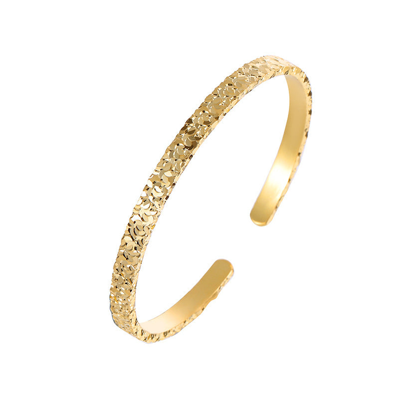 Solid Open Silver Bracelet – Minimalist Luxury Jewelry for Women