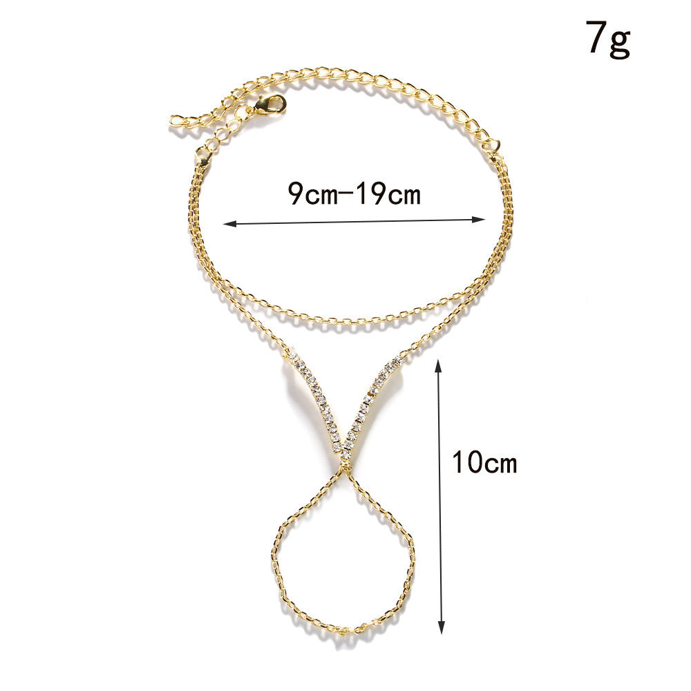 V-Finger Double Layer Bracelet – Elegant Minimalist Jewelry