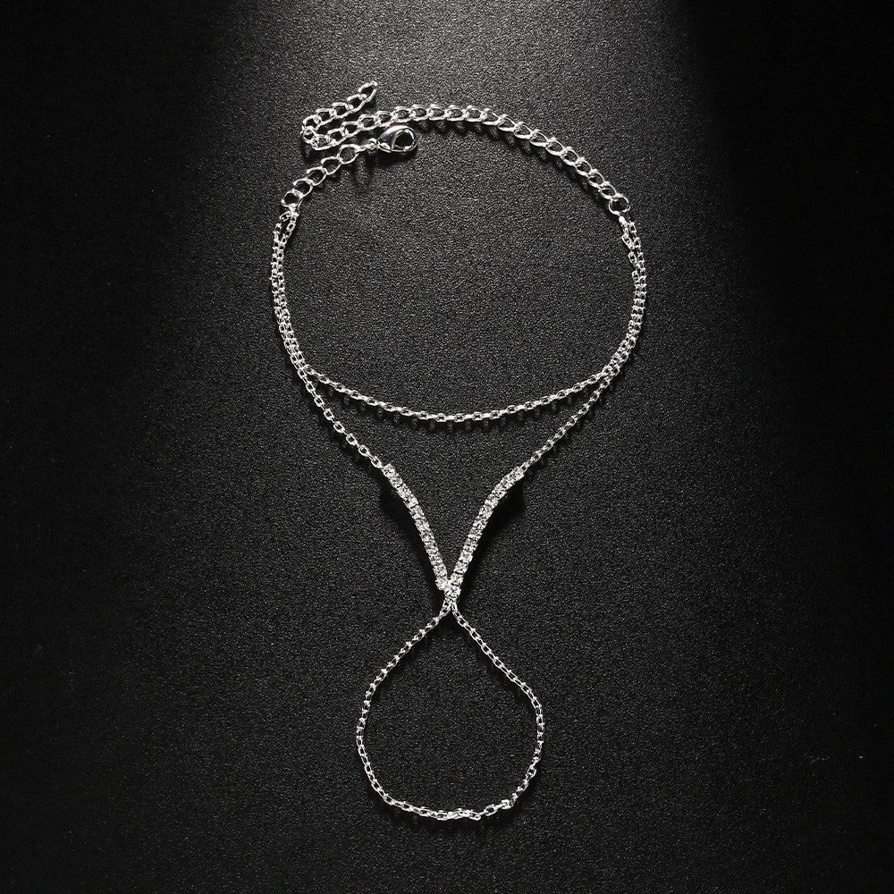 V-Finger Double Layer Bracelet – Elegant Minimalist Jewelry