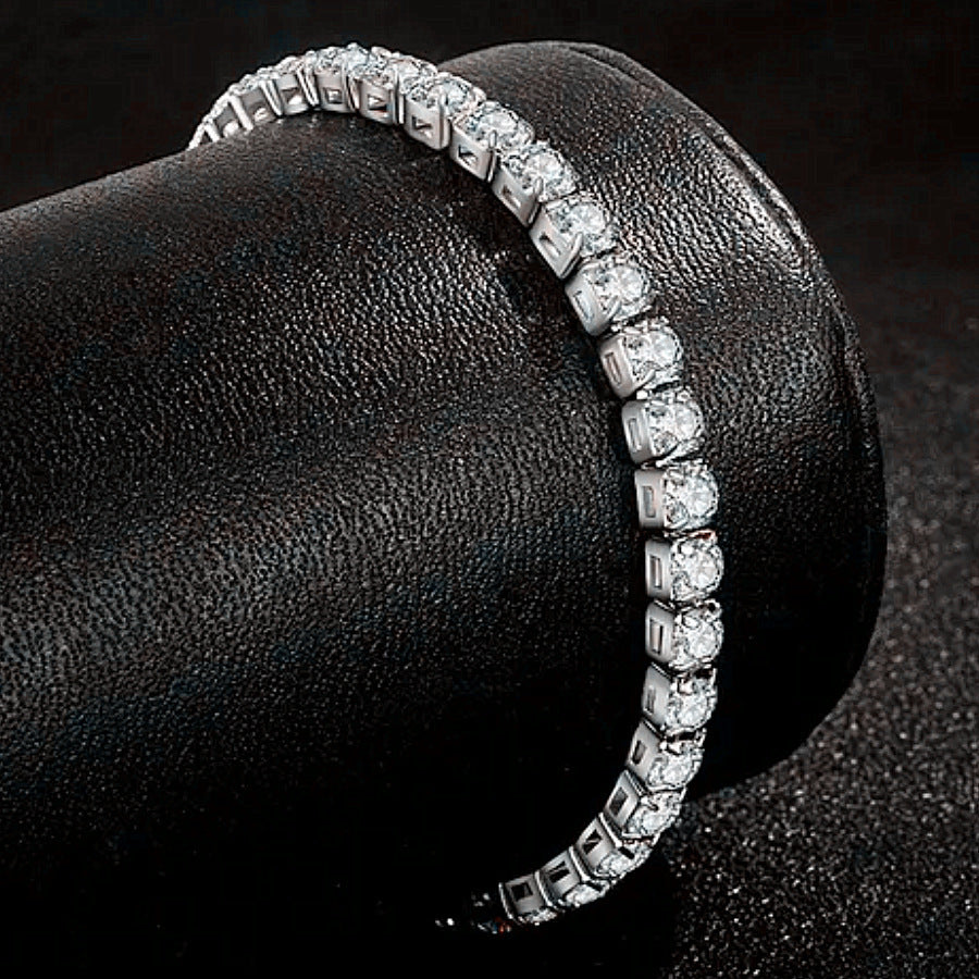 S925 Sterling Silver Chain Bracelet – Timeless Women's Hip-Hop Jewelry
