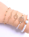 Serenity Stack Bracelet Set – Lotus, Love & Harmony Beads