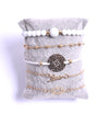 Serenity Stack Bracelet Set – Lotus, Love & Harmony Beads