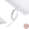 Timeless Infinity Diamond Silver Ring - S925 Sterling Silver