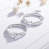Infinity Spark Adjustable Couple Rings - S925 Sterling Silver