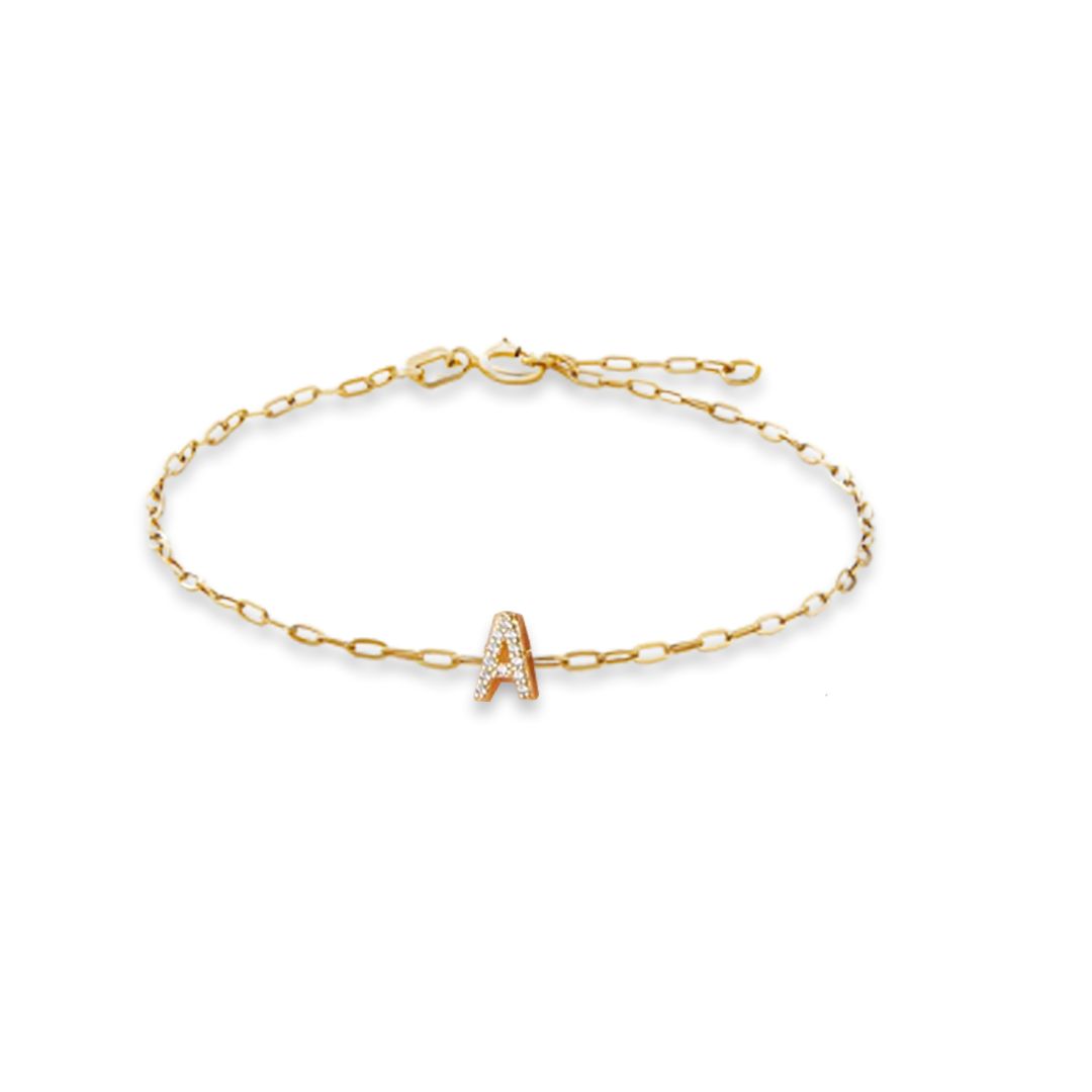 Personalized English Letter Bracelet – Modern Stainless Steel Jewelry