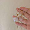 Mielle Heartstone – Gold-Framed Moonstone Pendant Necklace