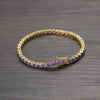 Violet Glow Zircon Tennis Bracelet