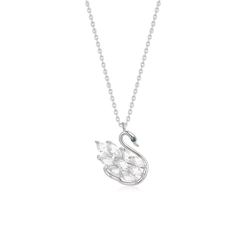 JOJO Little Swan Necklace – Elegant Female Clavicle Chain