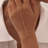 Solea Loop – Minimalist Mitten Chain Bracelet