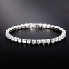 S925 Sterling Silver Chain Bracelet – Timeless Women's Hip-Hop Jewelry