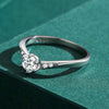 Classic Solitaire Accent Ring - S925 Sterling Silver