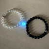 Lunaris Duo – Glow-in-the-Dark Crown Bead Bracelet Set