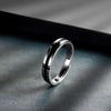 Elegant Minimalist Silver Couple Rings - S925 Sterling Silver