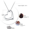 Heart Urn Necklace for Ashes – 925 Sterling Silver Cremation Jewelry Necklace Urn