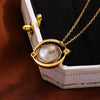 Romantic Planet Labradorite Necklace – Celestial 925 Sterling Silver Jewelry