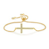 Zircon Cross Bracelet – Elegant Unisex Faith Jewelry