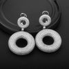 S925 Silver Zircon Eardrops – Luxury and Elegance in Every Detail