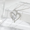 Dovana Hearts – Double Love Zircon Pendant Necklace