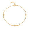 Stella D’oro – Charm-Drop Diamond Anklet