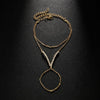 V-Finger Double Layer Bracelet – Elegant Minimalist Jewelry