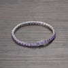 Violet Glow Zircon Tennis Bracelet