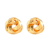 Power Knot Studs – Retro Gold & Silver Alloy